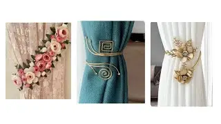 Curtain tie back / curtain tie back holder designs by home decore beauty tips