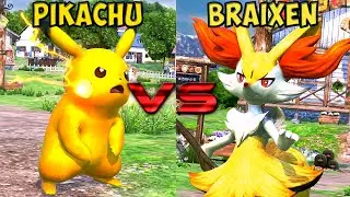 Pokken tournament - Pikachu vs Braixen