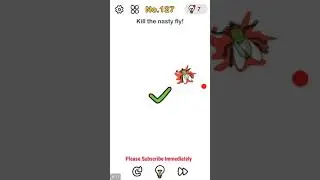 brain out level 127 kill the nasty fly walkthrough or answer