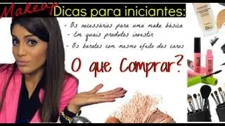 Maquiagem para iniciantes! O que Comprar? por Camila Coelho