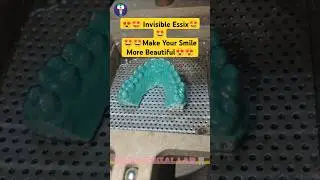 👄🥼Essix🤐😁| Invisible Retainer | Upper Arch | Tamil Dental Lab | #essix #invisible #orthodontics #art