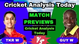 WCPL 2ND MATCH PREVIEW | TKR W VS BR W TODAY MATCH ANALYSIS | CRICKET MATCH ANALYSIS TODAY | WCPL