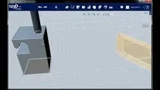 Инструмент Extrude. Autodesk 123D Design