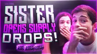 SISTER OPENS ADVANCED SUPPLY DROPS w/ KRNG Apollo! - THESE DROPS SUCK! (COD AW Legendary Opening)
