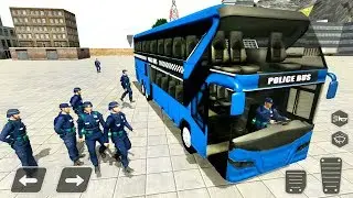 Real Police Bus Driving Simulation - Off Road Hilly Transport Duty - Android Gameplay FHD