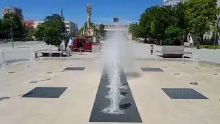 Wasserspiele begehbar