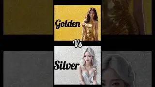 Golden vs Silver ✨ Which Look Wins? 👗👠👜Gold or Silver