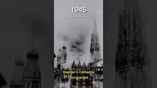 Colorized Footage of St. Stephen&rsquo;s Cathedral Ruins in Vienna, 80 Years Ago #history #new #video #old