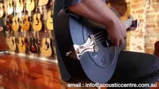 National Reso-Phonic NRP 12-Fret Black: Acoustic Centre