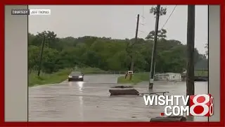 Camper swept away during southern Indiana flash flooding