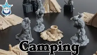 Lizardfolk Campsite - 3D Printed Scenery