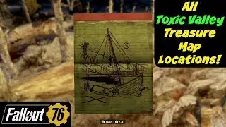 Fallout 76: All Toxic Valley Treasure Map Locations!