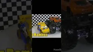 Disney Cars xRS vs Hot Wheels Monsters Trucks #hotwheels #monstertrucks  #disneycars