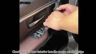 Upgrading your BMW F30 is as easy as this!Check out our new interior handle cover&mdash;sleek design!