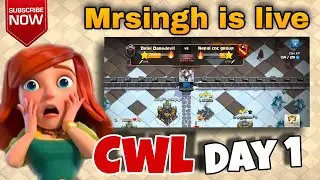 Lets Solo Vs 15 World War 2 Cwl Being Join Us (Clash Of Clans)