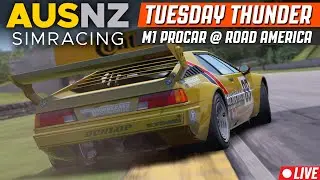 Looks great, sounds great, drives great! (BMW M1 Procar @ Road America - RaceRoom w/AUSNZ SimRacing)