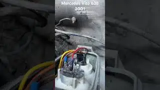 Мерседес вито 638, замена ламп и дальнего и противотуманок, замена разьема на керамический #vito638