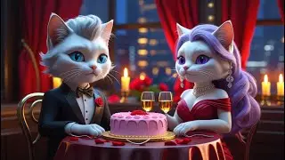 Cat dance video | Cute Cat Song for Kids | Stylish Cartoon Cats Sing & Dance | Fun Kids Animation