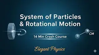 System of Particles & Rotational Motion in 14 Minutes | Crash Course | Elegant Physics