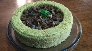 البرغل بحمسة المشروم -Rula-Yummies