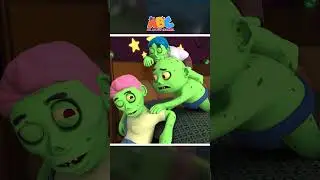 Baby Zombie Eating Delicious Pie #shorts #halloween #allbabieschannel #hooplakidz