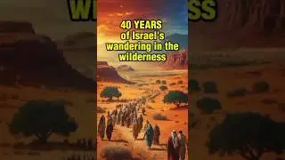40 Years of Israel's Wondering in the Wilderness#love #motivation #facts #god #history #bible #faith