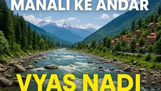 Manali Ke Andar Vyas Nadi | Beas River Manali Beauty | Himachal Pradesh Travel Vlog