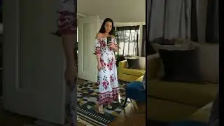 I Bought A White Floral Off Shoulder Dress From Wish!!! | Wish Tiktok Reviews