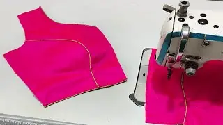 Princes cut blouse cutting and stitching with Boat neck blouse cutting tutorial