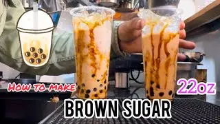 How to Make Brown Sugar Milk Tea (22oz &times; 2 Cups)