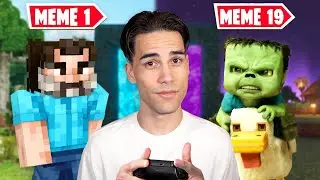 Я прошёл каждый мем в Minecraft на скорости!