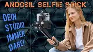 Andobil Magnet Selfie Stick - Das YouTube TikTok oder Instagram Studio f&uuml;r unterwegs und &uuml;berall