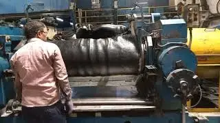 MIXING MILL 22X60 TAIWAN MAKE UNIDRIVE BEARING WITH MOTOR AND PANEL
