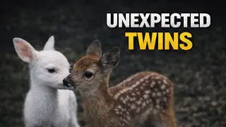 She Waited All Night… Then an Albino Deer Gave Birth to a Miracle