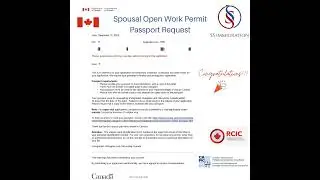 Spousal Open Work Permit Approval!! #canada #immigration #work #celebration #joy #approval #rcic