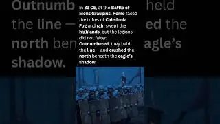 Rome&rsquo;s victory at Mons Graupius showed no land was beyond their reach#History #Rome #Battle #Legions