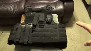 Condor Quick Release tactical vest plate carrier and molle attachments