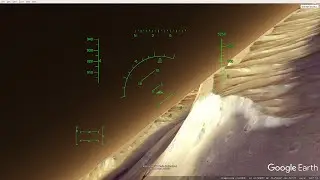 Google Earth's Flight Simulator on Mars -- Kasei Valles, Sacra Fossae [livestream test]