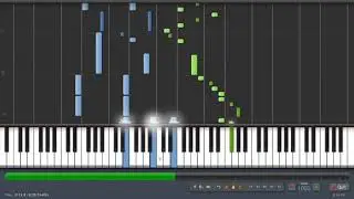 Candy Mountain - Charlie The Unicorn - Piano/Synthesia/Sheet Music/Tutorial/How To