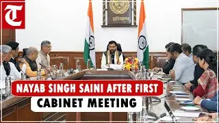 'Will establish a new record of 'Jan' welfare': Nayab Singh Saini after first Cabinet meeting