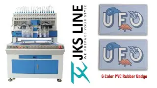 UFO [6 COLOR] - SOFT PVC Rubber Badge | SAFARI | Dispensing Machine | Manufactured By JKS Line