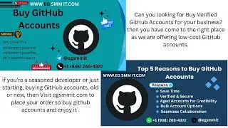 Buy GitHub Accounts which Provides you Safe