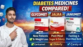 Glycomet vs Jalra vs Janumet | Which Diabetes Medicine is Best? | Pharmacist Explains