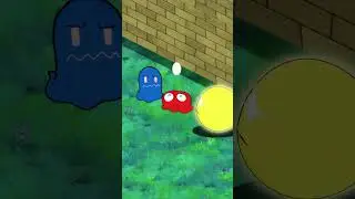 Pacman finally got the power pellet #shorts