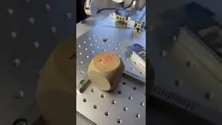 Fiber laser wood engraving .. fire 🔥