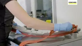 Cum cureți lamelele din Linatex ale mașinii de curățat pardoseli B 50