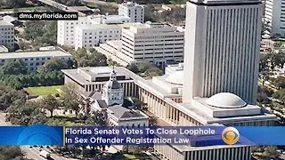 Florida Senate Votes To Close Loophole In Sex Offender Registration Law