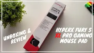 HyperX FURY S Pro Gaming Mouse Pad (XL) | UNBOXING & REVIEW