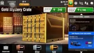 Racing Rivals 10 Gold Crates Opening #4