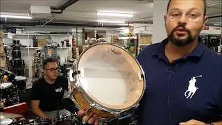 Test su rullante Drum Art in ulivo da Lenzotti Strumenti Musicali